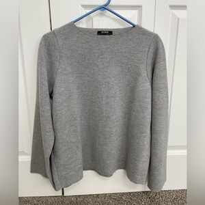 Zara Gray Long Sleeve Sweater Size S